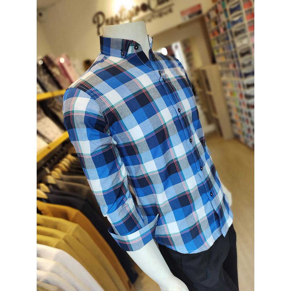 CAMISA LEÑADORA AZULREY