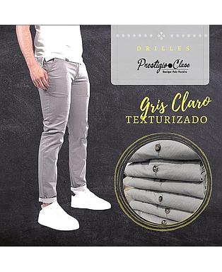 DRILL GRIS CLARO TEXTURIZADO